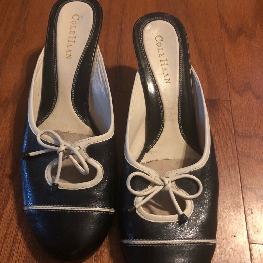 Cole Haan Leather Slip Pumps